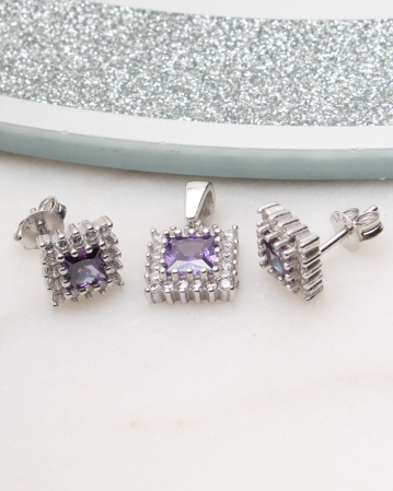 SETURI ARGINT - Set argint si cubic zirconia, gr2.9