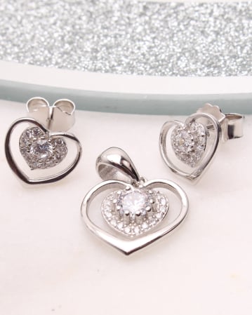 CATEGORII - Set argint si cubic zirconia, gr3.2