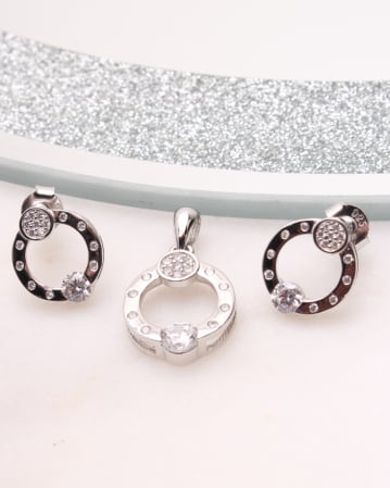 CATEGORII - Set argint si cubic zirconia, gr3.4