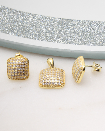 SETURI ARGINT - Set argint si cubic zirconia, gr3.8