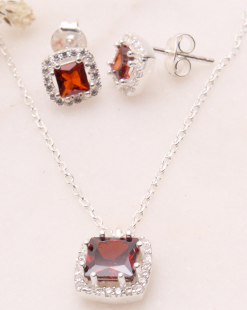 SETURI ARGINT - Set argint si cubic zirconia, gr4.3