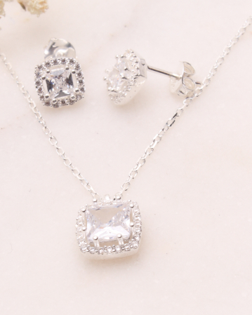 SETURI ARGINT - Set argint si cubic zirconia, gr4.3