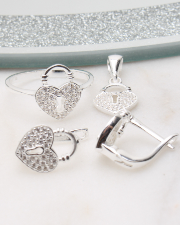 marimea 57 - Set argint si cubic zirconia, gr6.2