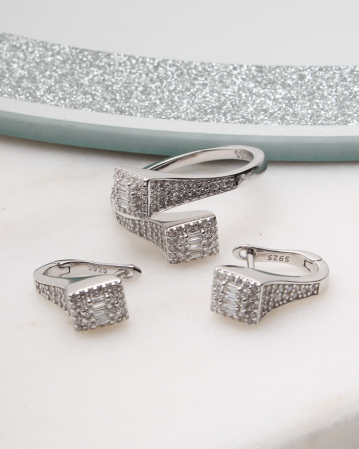 SETURI ARGINT - Set argint si cubic zirconia, gr6.3