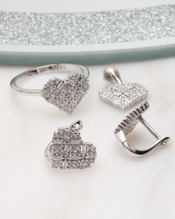 CATEGORII - Set argint si cubic zirconia, gr6.3
