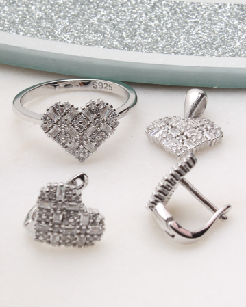SETURI ARGINT - Set argint si cubic zirconia, gr6.3