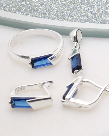 SETURI ARGINT - Set argint si cubic zirconia, gr6.6