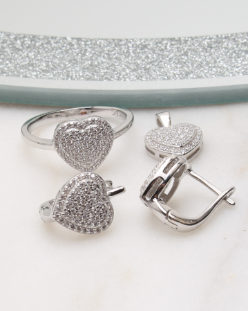 marimea 57 - Set argint si cubic zirconia, gr7.2