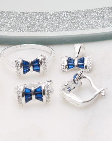 marimea 60 - Set argint si cubic zirconia, gr7.3