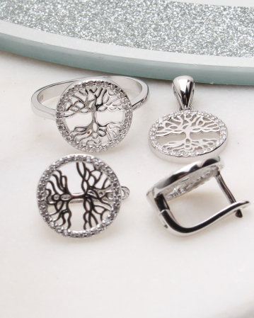 SETURI ARGINT - Set argint si cubic zirconia, gr7.6