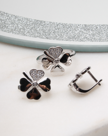 SETURI ARGINT - Set argint si cubic zirconia, gr8.2