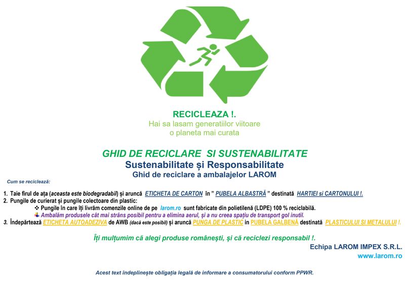 GHID DE RECICLARE SI SUSTENABILITATE