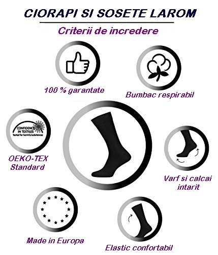 ȘOSETE / CIORAPI LÂNĂ  LUNGI ( ¾ - trei sferturi) FLAUȘATE (PLUȘATE) ÎN TALPĂ [10]