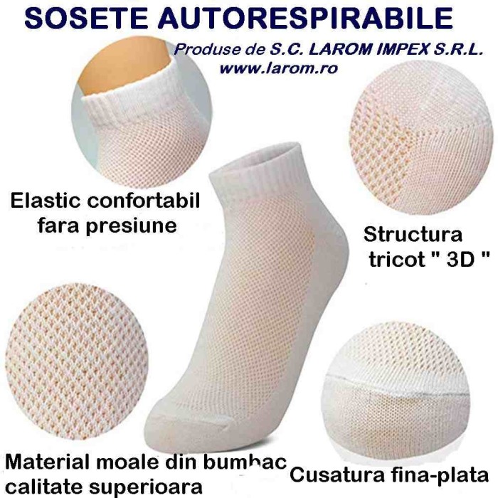 ȘOSETE SCURTE AUTORESPIRABILE [4]