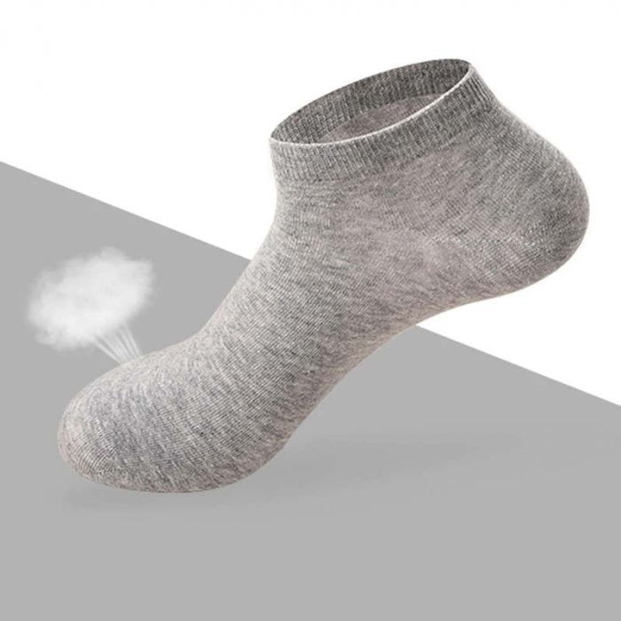 SOSETE SCURTE DIN BAMBUS-Gri-31(46-47) [5]