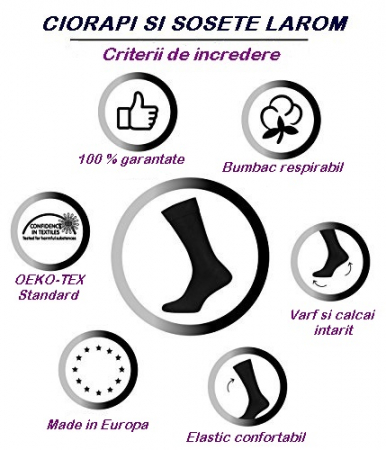 CIORAPI MEDICINALI FĂRĂ ELASTIC FLAUȘAȚI [6]