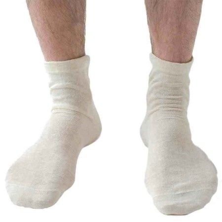 Șosete Bărbați - ȘOSETE FĂRĂ ELASTIC DIN BUMBAC, IN ȘI CÂNEPĂ ORGANICĂ