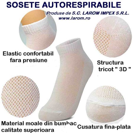 ȘOSETE SCURTE AUTORESPIRABILE [3]