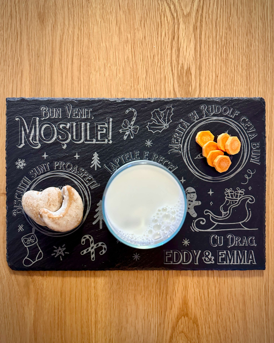 platou mos craciun ardezie personalizat [3]