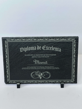 Colectia Ardezie - diploma cadou mama ardezie