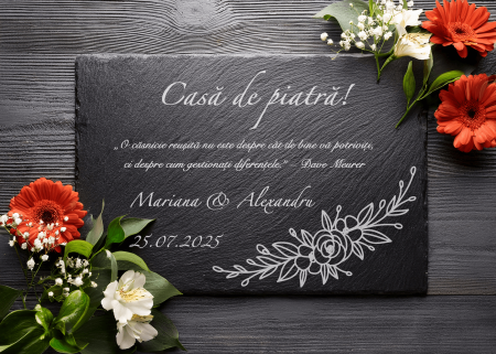 Colectia Ardezie - placa ardezie cadou nunta