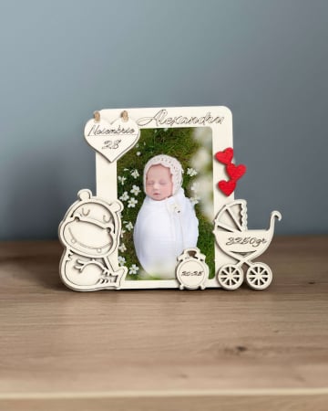 Botez - rama foto personalizata bebe