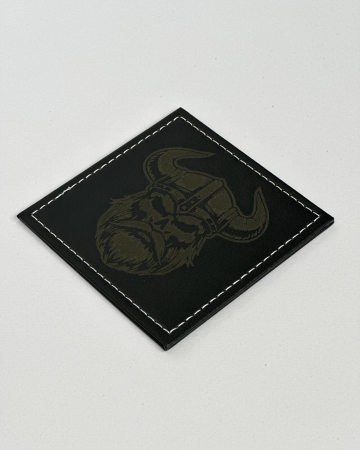 suport pahare gravura piele neagra [3]