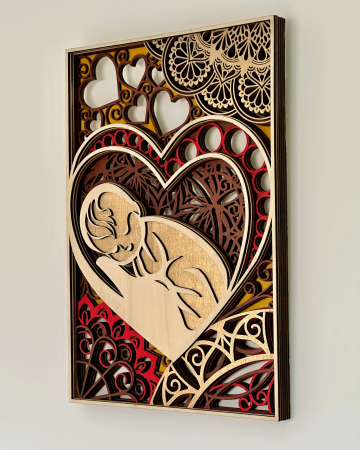 tablou personalizat 3d cadou bebe [2]