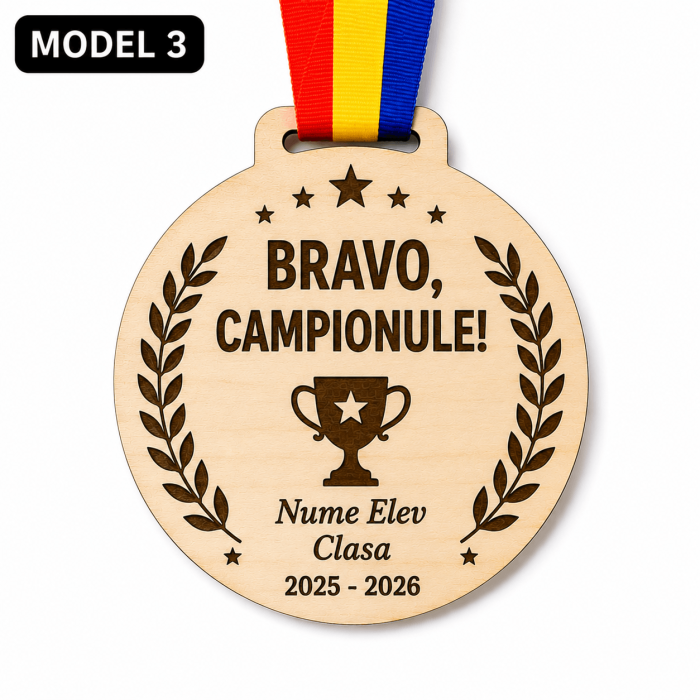 Medalie personalizata sfarsit de an scolar model 1-15 [4]