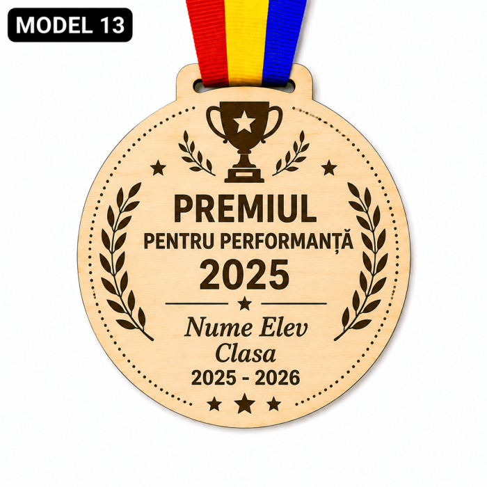 Medalie personalizata sfarsit de an scolar model 1-15 [14]