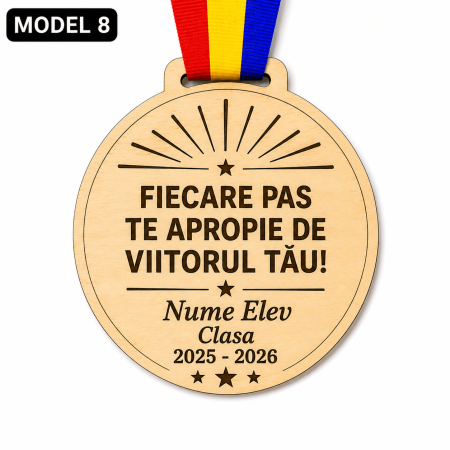 Medalie personalizata sfarsit de an scolar model 1-15 [8]
