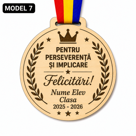 Medalie personalizata sfarsit de an scolar model 1-15 [7]