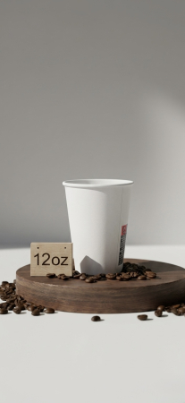 Toate Produsele - Pahar alb 12OZ - 50buc