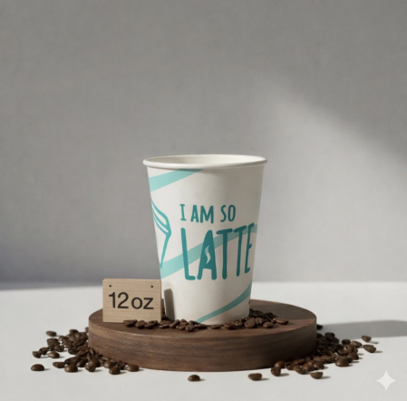 Pahar&Capac - Pahar I am so Latte 12OZ