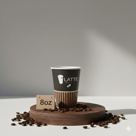 Toate Produsele - Pahar Latte 8oz (48 buc)