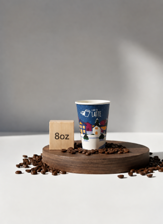 Toate Produsele - Pahar Winter 8oz (48 buc) - Latte