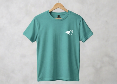Merch - Tricou I am so Latte - Turcoaz