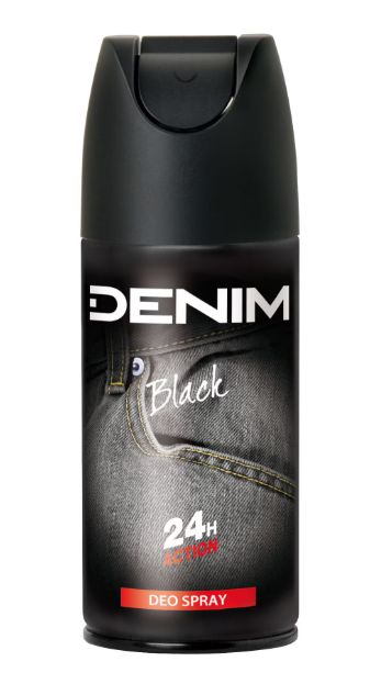 Deodorant Denim Body Spray BLACK, 150 ml [1]