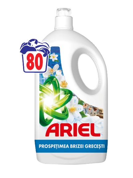 Detergent de rufe lichid Ariel Fresh Breeze of Greek Island, 80 Spalari [1]