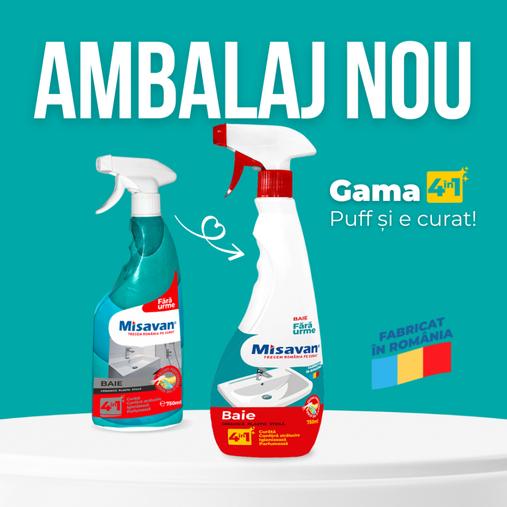 Solutie curatare baie Misavan 4in1 750ml [2]