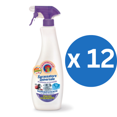 Solutii suprafete bucatarie - Chanteclair Degresant universal Lavanda 600 ml – Pachet Maxi 12 buc
