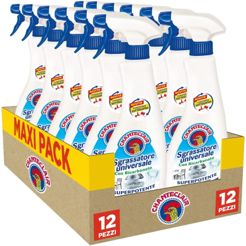 Solutii suprafete bucatarie - Chanteclair Degresant universal Bicarbonat 600 ml – Pachet Maxi 12 buc