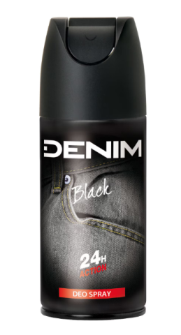 Deodorante & Antiperspirante - Deodorant Denim Body Spray BLACK, 150 ml