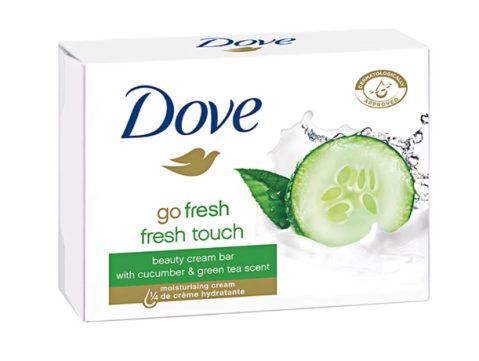 Sapunuri - Set 8 x Sapun Dove Go Fresh Touch Castravete, 90 g