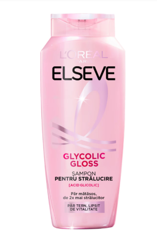 Cosmetice - Sampon L'Oreal Paris Elseve Glycolic Gloss pentru stralucirea parului, contine Acid Glicolic, 400 ml