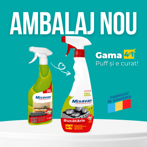 Solutie curatare bucatarie Misavan 4in1 750ml [1]