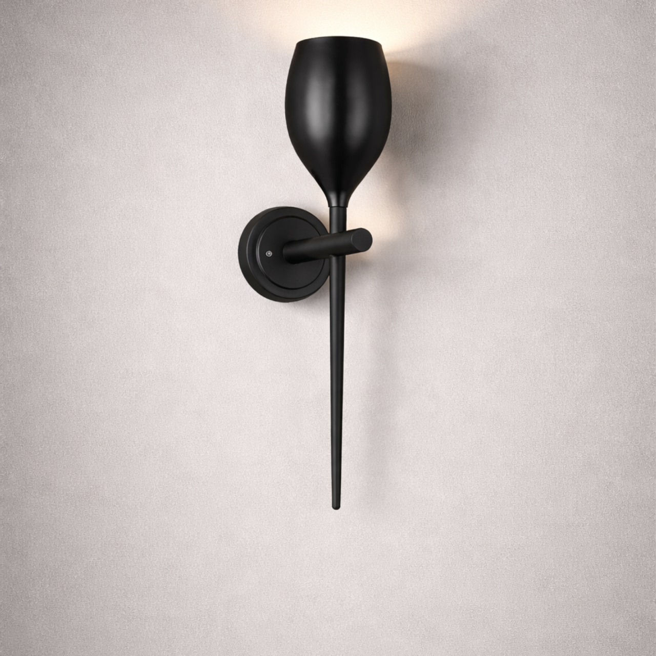 Aplică Azzardo IZZA WALL BLACK negru fumuriu cu sticlă decorativă AZ2941 [3]