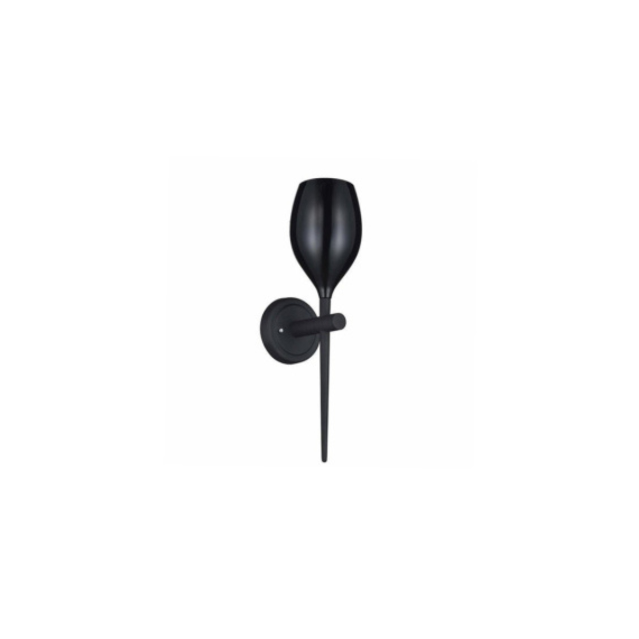 Aplică Azzardo IZZA WALL BLACK negru fumuriu cu sticlă decorativă AZ2941 [2]