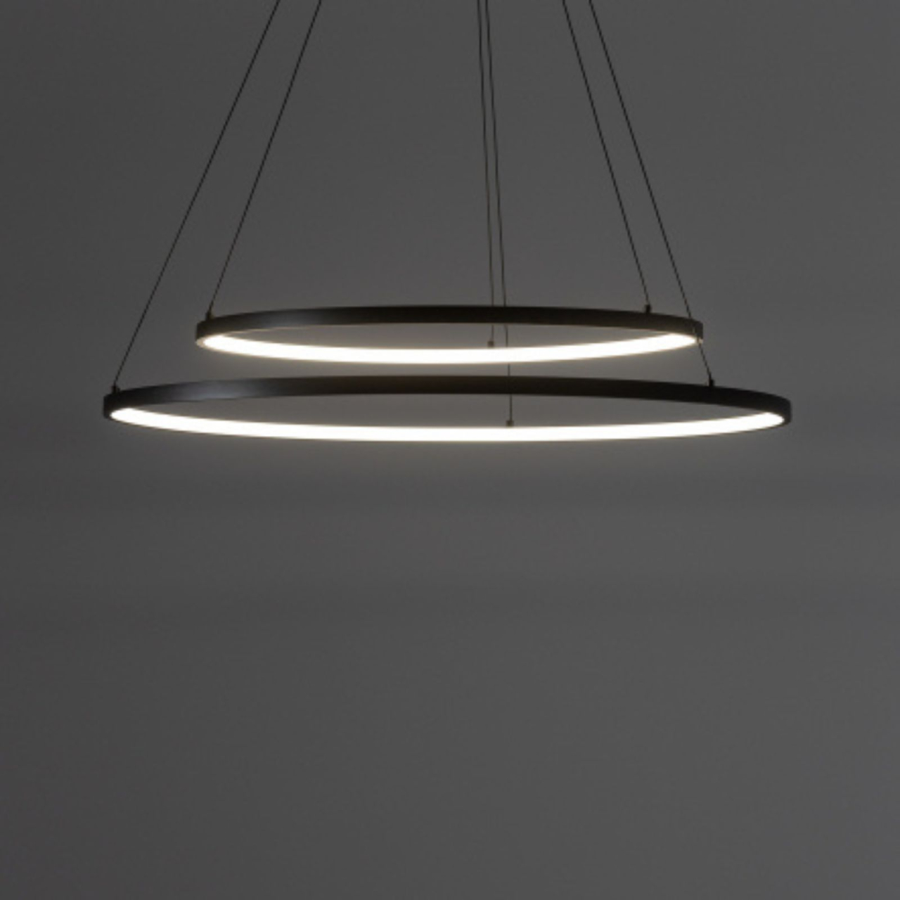 Lampă suspendată CIRCOLO LED 35W, 3000K, 1200lm, negru – iluminat modern [2]