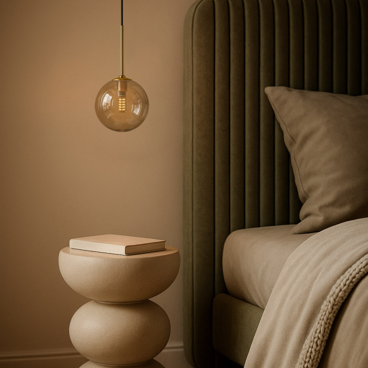 Lampă suspendată K-5560 GALAXY 1xE27 negru auriu [2]
